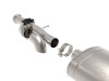 aFe Gemini XV 3in 304 SS Cat-Back Exhaust w/ Cutout 09-18 GM Trucks 4.3L/4.8L/5.3L w/ Black Tips - 49-34133-B Photo - Close Up