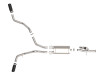 aFe Gemini XV 3in 304 SS Cat-Back Exhaust w/ Cutout 09-18 GM Trucks 4.3L/4.8L/5.3L w/ Black Tips - 49-34133-B Photo - Unmounted