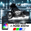 XK Glow XKmax RGBW 8pc Addressable Motorcycle Underglow Light Kit - MX-MOTO-MINI User 1