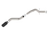 aFe Large Bore-HD 5in 409SS DPF-Back Exhaust System w/Blk Tip 24-25 GM Diesel Trucks V8-6.6L(td) L5P - 49-44147-B Photo - Unmounted