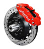 Wilwood 65-68 Chevy Impala W/ Drum Spindle- FNSL6R - 12.88 in VentedGT Rotor Drilled Red - 140-17736-DR Photo - Primary