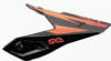 Answer AR3 Phantom Visor - Black/Red - 447096 User 1