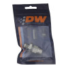DeatschWerks 6AN Male Flare to 3/8in Hardline Compression Adapter - Includes 1 Olive Insert - 6-02-0109 Photo - lifestyle view
