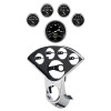 Autometer Old Tyme Black Direct Fit Dash Kit 55-59 Chevy Truck (1 x 3-3/8in. / 4 x 2-1/16in.) - 2208-07 Photo - Primary