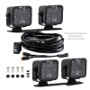 Borne Off-Road 21+ Bronco Light Pods 4pc Ditch 3x3 Spot - BNLT-BR-21-DT4S Photo - Primary