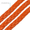Borne Off-Road Winch Hook - 3/8in Rope - Hand Strap - Orange - BNWN-SR-38-85KOR Photo - Primary