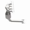 Magnaflow 12-13 500 L4 1.4 OEM Manifold Direct Fit Converter - 22-060 360 Degree Image Set