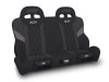 PRP Polaris RZR XCR Quick Release Rear Suspension Bench Seat Diamond Stich - Blk/Gray - A8201-PORXP-QR-203-SDFP Photo - Primary