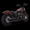 Vance & Hines 18-24 Harley-Davidson Softail Models Twin Slash Slip-ons - Black - 46379 Photo - Primary