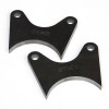 Camburg 4.00 Rear Axle Housing Brake Caliper Tabs (12in. Rotor x 3.5in. Spacing) (pair) - CAM-020102 Photo - out of package