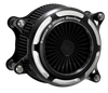 Vance & Hines 08-16 Harley-Davidson Touring VO2 Onyx Air Intake Kit - Contrast - 41117 Photo - Primary