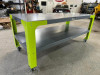 Wehrli Modular Steel Work Bench Leg Kit, 34in. Tall x .120in. Thick, Blueberry Frost - WCF25-34-120-CSTM User 3