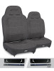 PRP 97-02 Jeep Wrangler TJ High Back Reclining Suspension Seats Kit- Gray - A130110-C23-54 Photo - Primary