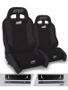 PRP Seats 97-02 Jeep Wrangler TJ Enduro Elite Suspension Seat Crawl Edition (Pair) - Black - A90010-C23-50 Photo - Primary