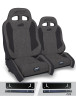 PRP 97-02 Jeep Wrangler TJ Enduro Elite Suspension Seat Crawl Edition - Gray (Pair) - A90010-C23-54 Photo - Primary