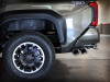 aFe 24-25 Toyota Tacoma L4-2.4L (t) Vulcan Series 2.5in to 3in Cat-Back w/ Polished Tip - 49-36078-P Photo - Mounted