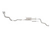 aFe 24-25 Toyota Tacoma L4-2.4L (t) Vulcan Series 2.5in to 3in Cat-Back w/ Polished Tip - 49-36078-P Photo - Unmounted