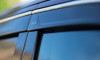 AVS 01-06 Lexus LS430 Ventvisor Low Profile Deflectors 4pc - Smoke w/Chrome Trim - 794006 Photo - Close Up