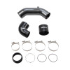Wehrli 2017+ Ford 6.7L Power Stroke 3.5in Cold Side Intercooler Pipe - WCFab Grey - WCF100295-GRY Photo - Primary