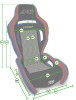 PRP Contour Suspension Seat - Black & Blue - AO62001-206 Photo - Close Up