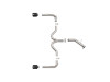 aFe 20-21 Kia Forte GT 1.6L 3in-2.5in 304 Stainless Steel Axle-Back Exhaust w/ Black Tips - 49-37037-B Photo - Unmounted