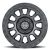ICON Hulse 17 X 8.5 5 X 150 25mm Offset 5.75in BS Double Black - 8017855557DB Photo - Unmounted