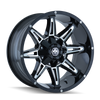 Mayhem 8090 Rampage 20x9 / 8x170 BP / 18mm Offset / 130.8mm Hub Gloss Black Milled Wheel - 8090-2970M18 Photo - Primary