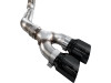 AWE 21-25 Ford F150 (14th Gen Reg Cab) Cat-Back Exhaust - 4.5in Dual Side Exit Diamond Black Tips - 3015-33145 Photo - out of package