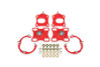 BMR Suspension 11-14 Ford Mustang Caster/Camber Plates - Red - WAK752R User 1