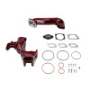 Wehrli 11-16 Chevrolet 6.6L LML Duramax High Flow Y-Bridge Kit - WCFab Red - WCF100165-RED Photo - Primary