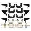 Westin 07-18 Jeep Wrangler JK Unlimited Outlaw Drop Nerf Step Bars - Black - 20-13295 Photo - Unmounted