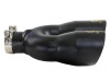 aFe Takeda 2.5in 304 Stainless Steel Clamp-on Exhaust Tip Driver Side 2.5in Inlet 4inDual-Black - 49T25484-B122 Photo - Unmounted