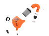 aFe 15-25 Toyota Hilux L4 2.8L (td) Momentum HD Orange Edition Intake w/ Pro DRY S Filter (MOQ 12) - 50-70063DN Photo - Unmounted