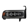 AlphaRex 94-01 RAM 1500 NOVA LED Proj Headlights Blk w/Activ Light/Seq Signal/SB DRL - 880350 User 1