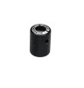 Ridetech Aluminum Long Rebound Knob for 1.5in Smooth Body Shock Stud - Black (Single) - 210-35-153-2 Photo - Primary