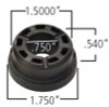 Ridetech Delrin Control Arm Single Bushing (1.5in Large OD / .750 ID / .785in OAL) - 70010827 Photo - Primary