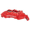 Wilwood Universal UTV4 Caliper 1.00/1.00in Pistons 25in Rotor - Red - 120-16572-RD Photo - Primary