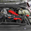 Banks Power 23-24 Ford Super Duty 6.7L High Output Boost Tube Upgrade Kit - Red - 26014 Photo - Mounted