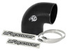 afe Magnum FORCE Intake Coupling Kit (3-1/2 IN to 3 IN ID x 90 Deg.) Elbow Reducing Coupler - Black - 59-00068 Photo - Primary