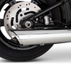 Vance & Hines 2025+ HD Softail Twin Slash 4in Round Chrome Slip-On Exhaust - 16750 Photo - Primary