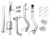 AWE Tuning 2021+ Ford F150 Tremor w/ Bumper Cutouts 0FG Non-Resonated Cat-Back w/ Chrome Silver Tips - 3020-32402 Photo - out of package