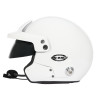 Bell Helmet Mag-10 Rally Sport White (Hans) Lrg(60-61) Fia8859-2024 - 1443A25 Photo - Close Up