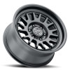ICON Anza 17x8.5 6x5.5 25mm Offset 5.75in BS 95.1mm Hub Bore Satin Black Wheel - 8217859057SB Photo - Unmounted