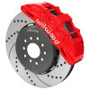 Wilwood Ford Mustang II Ford SX6R Front Brake Kit w/ 15.00in Drilled & Slotted Rotor - Red - 140-18368-DR Photo - Primary
