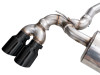 AWE Tuning BMW G90/G99 M5 Touring Edition Cat-Back Exhaust - Diamond Black Tips - 3015-43790 Photo - out of package