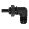 DeatschWerks 10AN Male Flare Bulkhead to 3/8in Hose Barb 90-Degree - 6-02-0796-B Photo - Primary