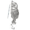 MagnaFlow Direct Fit Catalytic Converter Honda 1996-2000 Civic / 1996-1997 Civic Del Sol 1.6L - 452029 360 Degree Image Set