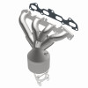 MagnaFlow Direct Fit Catalytic Converter 00-03 Kia Rio 1.5L/1.6L - 49272 360 Degree Image Set