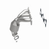 MagnaFlow Direct Fit Catalytic Converter 02-06 Hyun/Kia 2.7 frt OEM - 49273 360 Degree Image Set