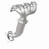 MagnaFlow DF Cat. Conv 07-10 Chevy Colorado / 07-10 GMC Canyon / 07-08 Isuzu I-290 2.9L Manifold - 49378 360 Degree Image Set
